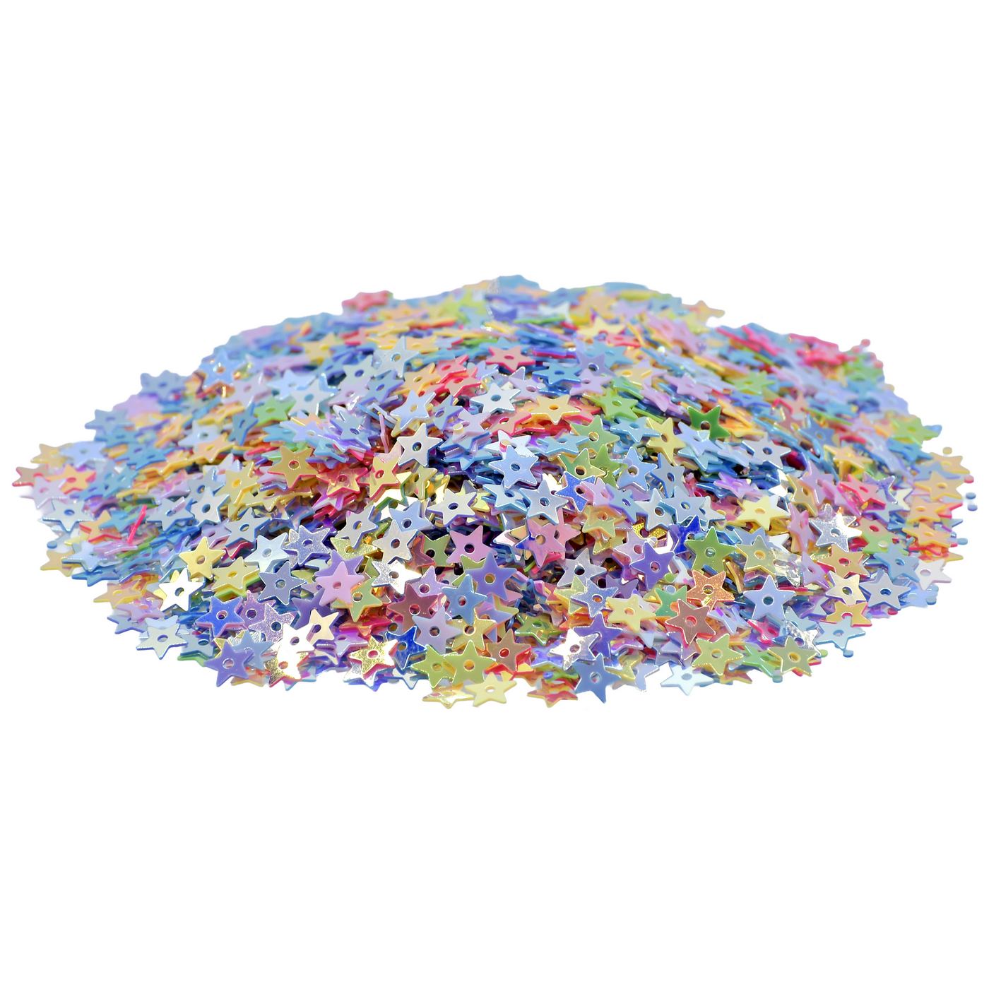 Jags Craft Sequins Multi Colour 20Gms Star 4Mm Jdsm11