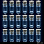 Mini Glass Bottles With Cork 11X22 18Pcs Set Gb11X22
