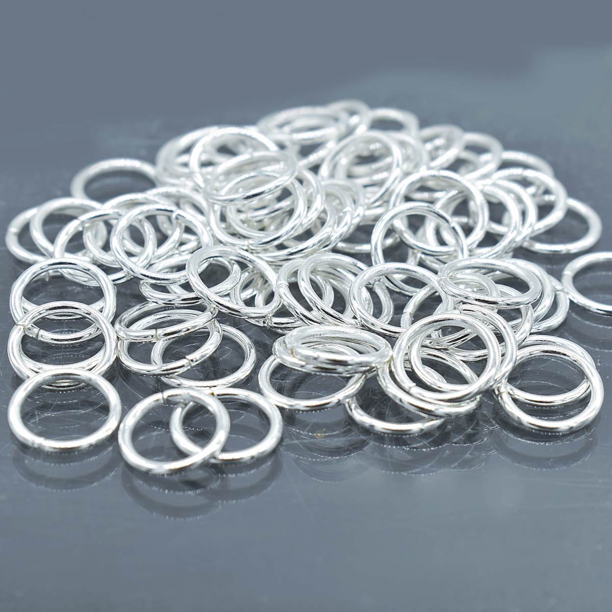 Jewellery Jump Ring Silver 20Gsm 1.2X10Mm Big Qjrss01