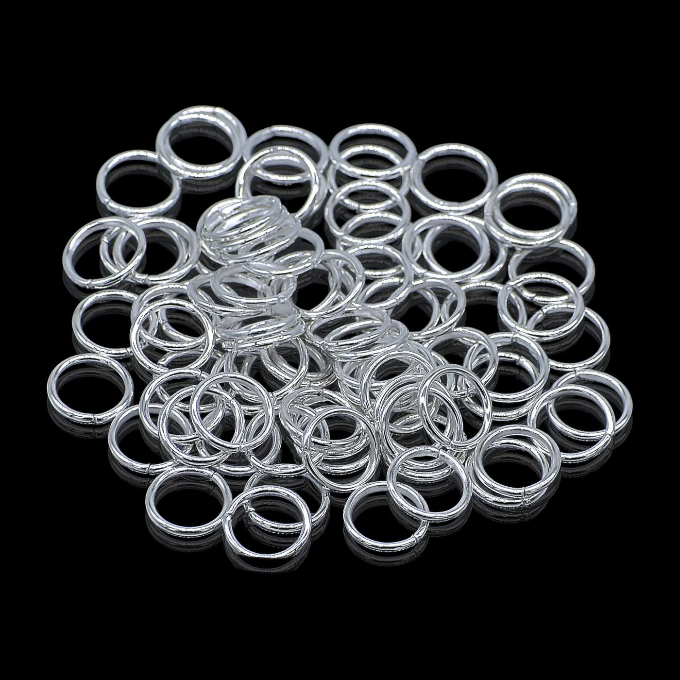 Jewellery Jump Ring Silver 20Gsm 1.2X10Mm Big Qjrss01