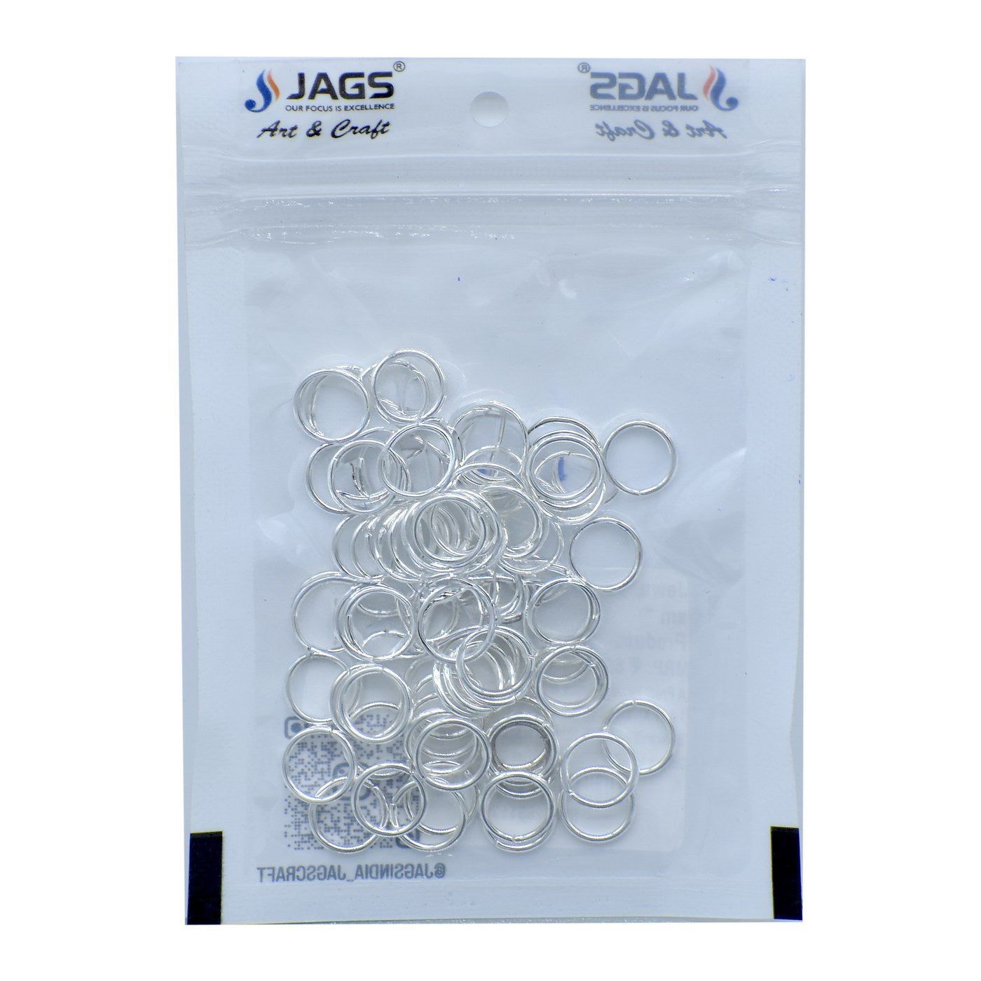 Jewellery Jump Ring Silver 20Gsm 1.2X10Mm Big Qjrss01