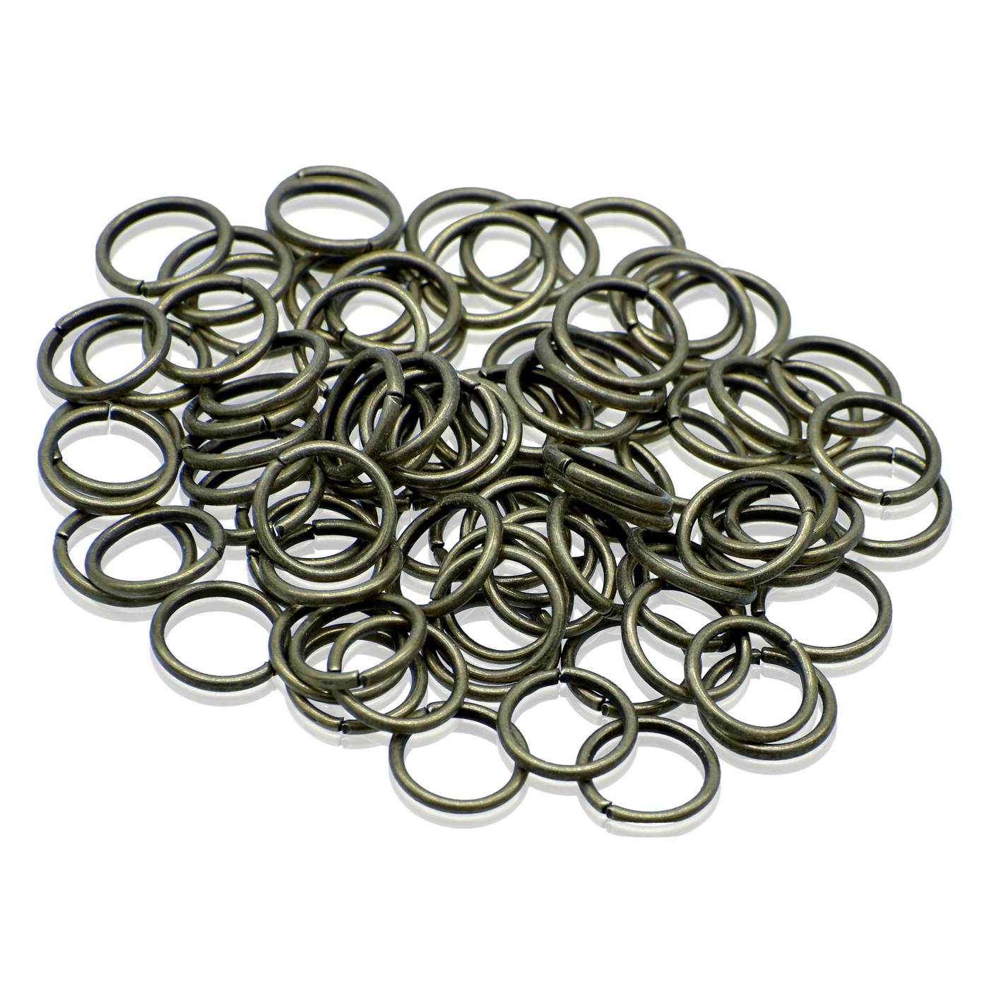 Jewellery Jump Ring Amtique 20Gm 1.2X10Mm Big Qjrb01