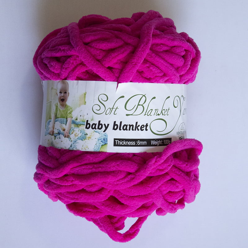 Baby Blanket Yarn Rose