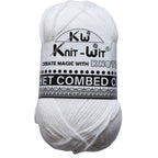 Knit Wit Crochet Combed Cotton Shade No 1
