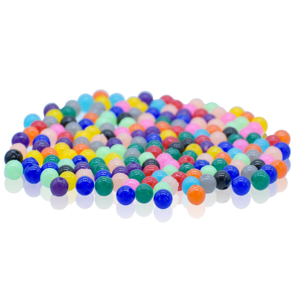Jags Craft Beads Round Multi Colours 6Mm 20Gsm Jcbr04