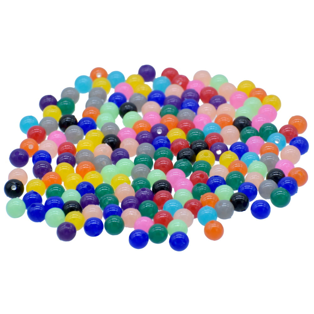 Jags Craft Beads Round Multi Colours 6Mm 20Gsm Jcbr04