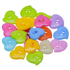 Jags Craft Decorative Button Heart 20L 20Pc Jcdbp11