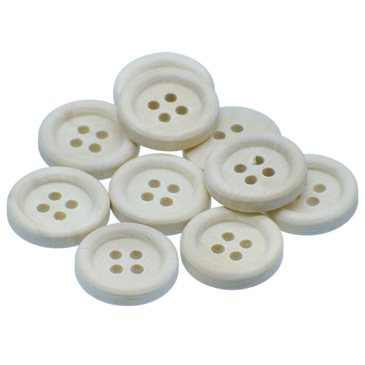 Jags Craft Decorative Button Round 10Pc Jcdbr18Mm
