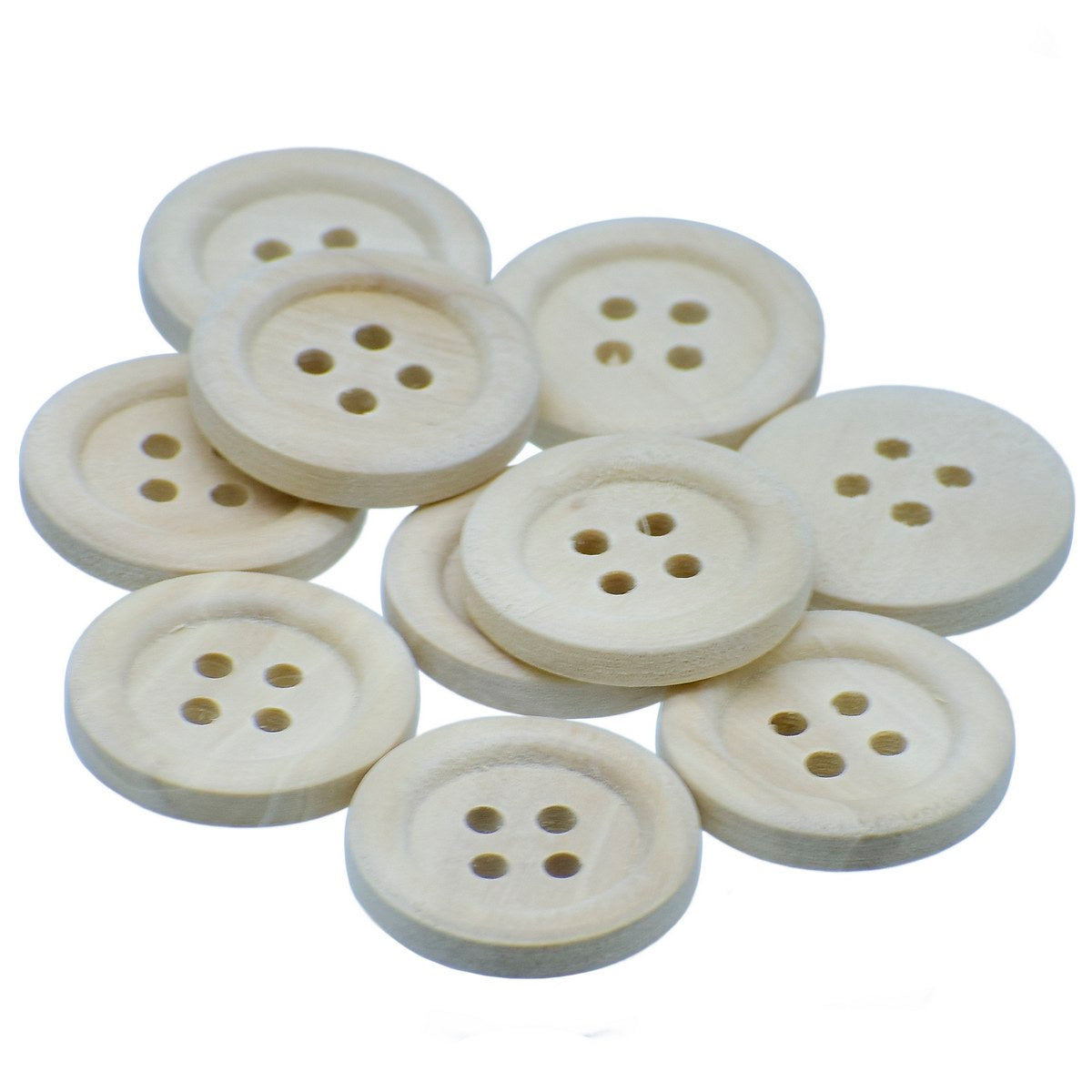 Jags Craft Decorative Button Round 10Pc Jcdbr20Mm