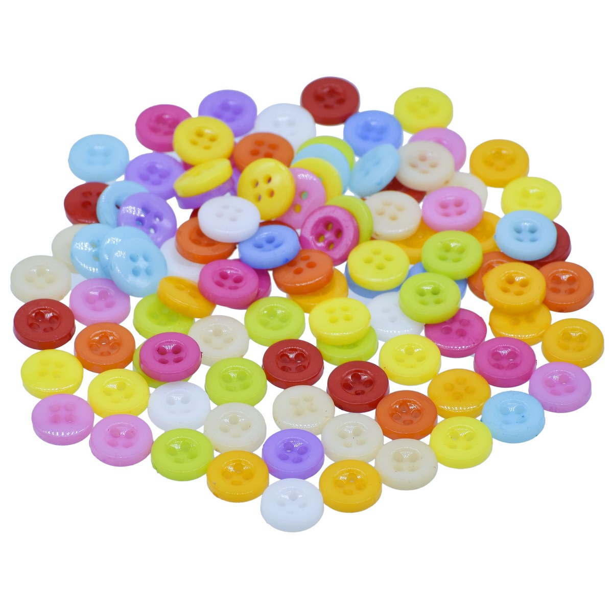 Jags Craft Decorative Button Round 16L 100Pc Jcdbp22
