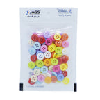 Jags Craft Decorative Button Round 16L 100Pc Jcdbp22