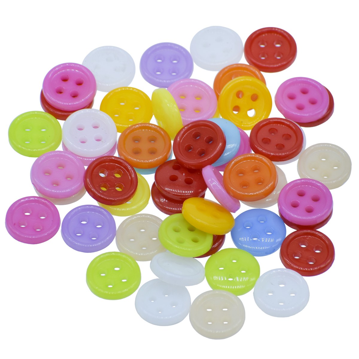 Jags Craft Decorative Button Round 16L 50Pc Jcdbp12