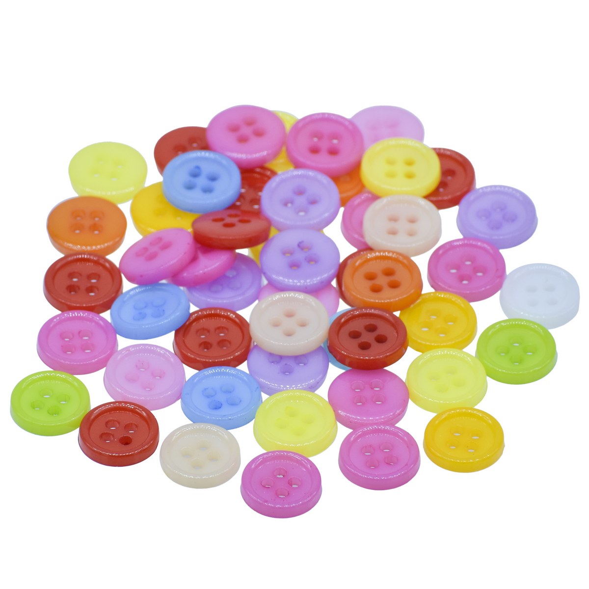 Jags Craft Decorative Button Round 18L 50Pc Jcdbp27
