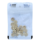 Jags Craft Decorative Button Round 20Pc Jcdbr11Mm