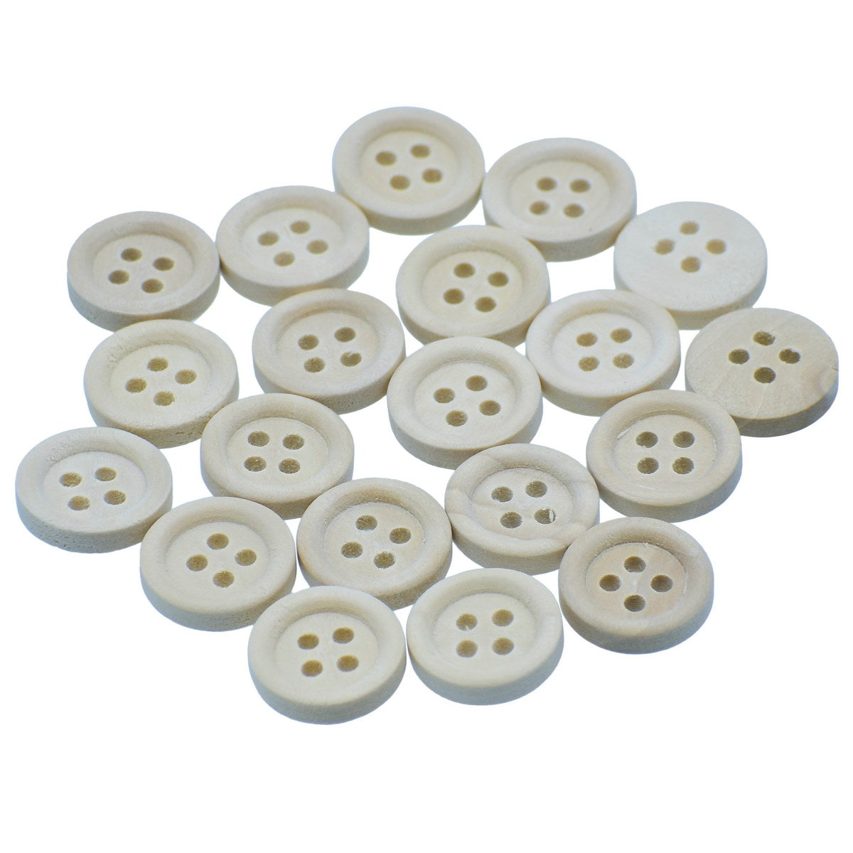 Jags Craft Decorative Button Round 20Pc Jcdbr13Mm