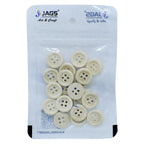 Jags Craft Decorative Button Round 20Pc Jcdbr15Mm