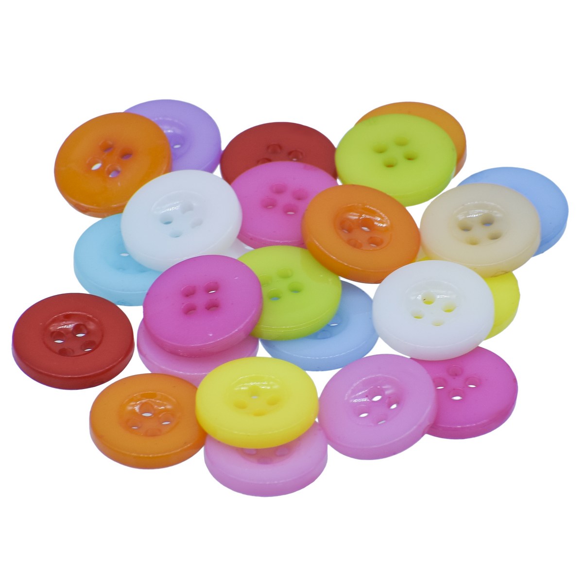 Jags Craft Decorative Button Round 24L 25Pc Jcdbp02