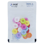 Jags Craft Decorative Button Round 24L 25Pc Jcdbp02