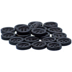 Jags Craft Decorative Button Round Black 20Pc Jcdbd13Mm