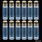 Mini Glass Bottles With Cork 11X35 12Pcs Set Gb11X35