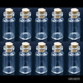 Mini Glass Bottles With Cork 16X35 10Pcs Set Gb16X35