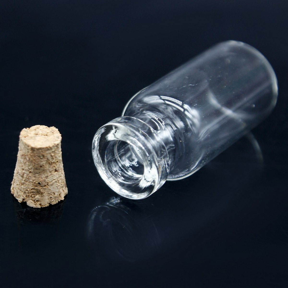 Mini Glass Bottles With Cork 16X35 10Pcs Set Gb16X35