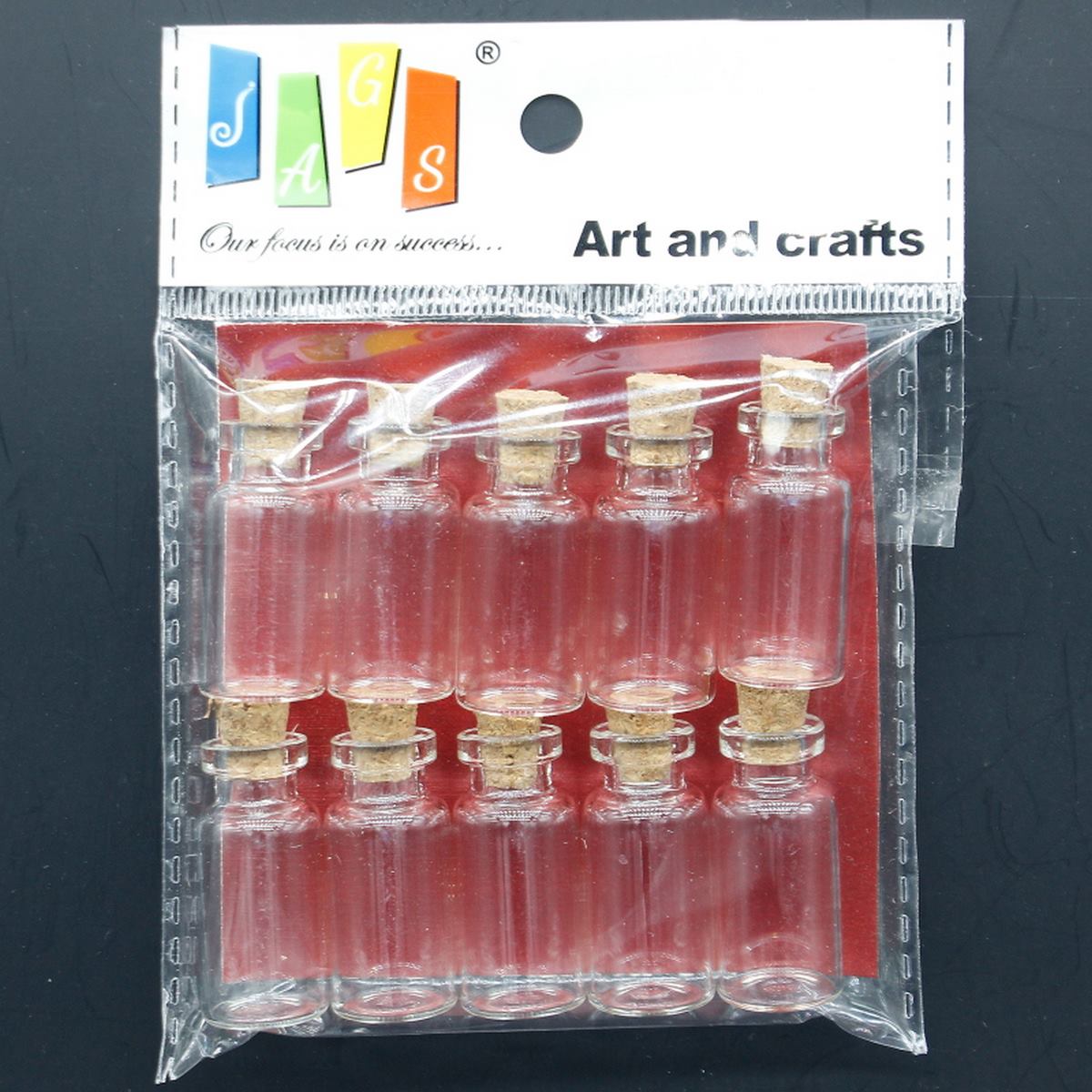Mini Glass Bottles With Cork 16X35 10Pcs Set Gb16X35