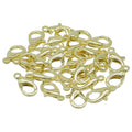 Imitation Jewellery Lopster Claw Clasps Golden 25Pc Ijlh-02