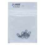 Imitation Jewellery Lopster Claw Clasps Gunmetal 6Pc Ijlh-06
