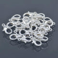 Imitation Jewellery Lopster Claw Clasps Silver 25Pc Ijlh-01