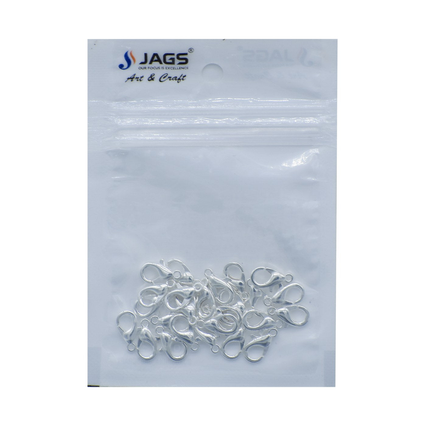 Imitation Jewellery Lopster Claw Clasps Silver 25Pc Ijlh-01