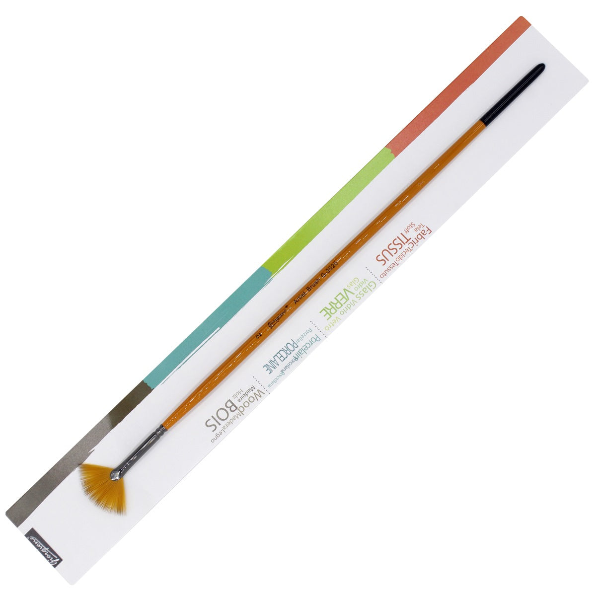 Artist Brush Fan Shape 1Pcs 2 G-3025-2