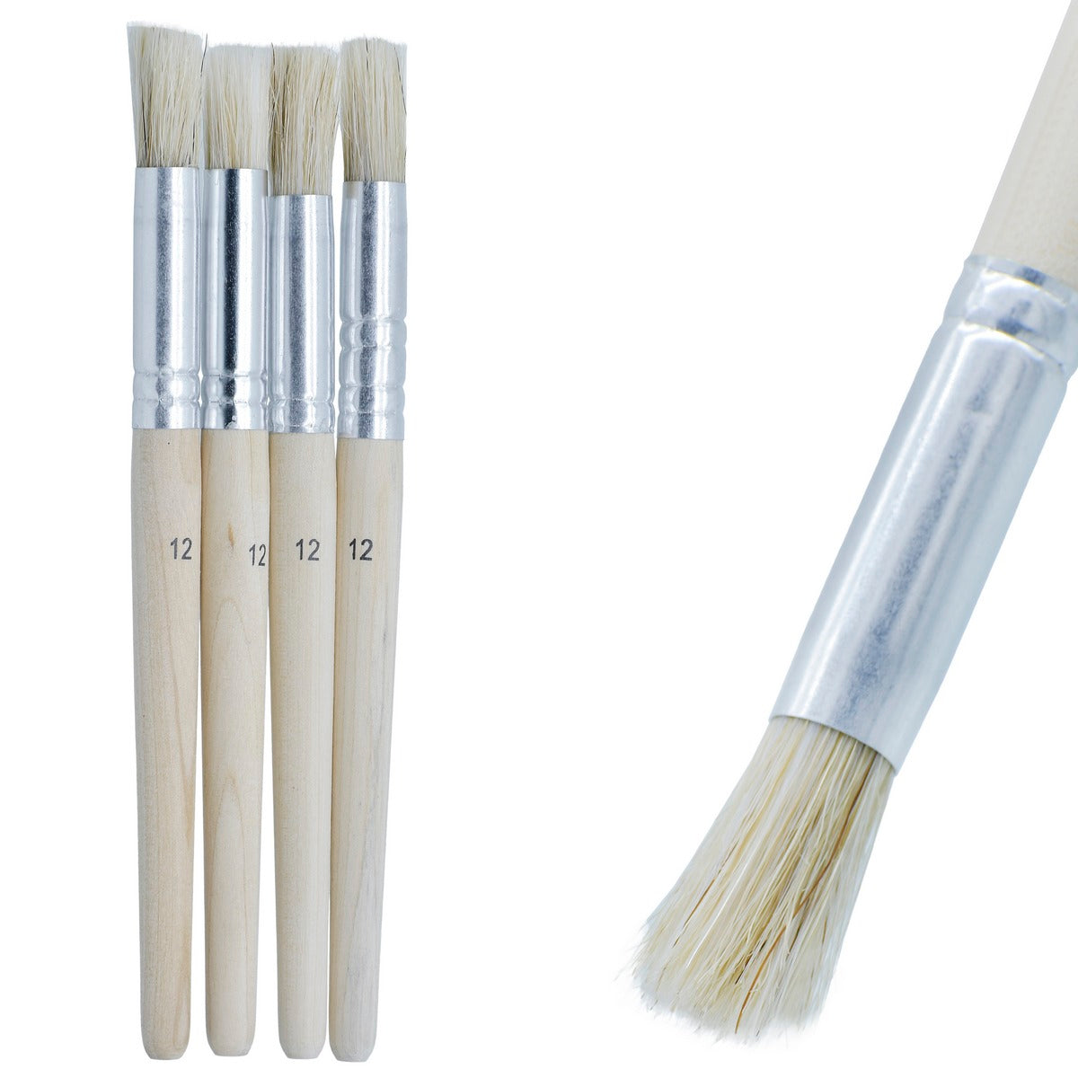 Painting Brush Wooden 1 Pcs 12 No Bs581-4T1