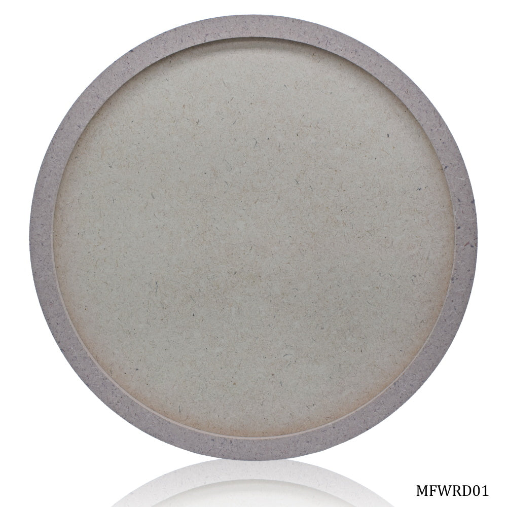 Mdf Frame 11Mm X 15Mm With 2Mm Base Round 10Inch Mfwrd01