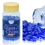 Jags Glass Chips 100Gms Cobalt Blue Jgc100