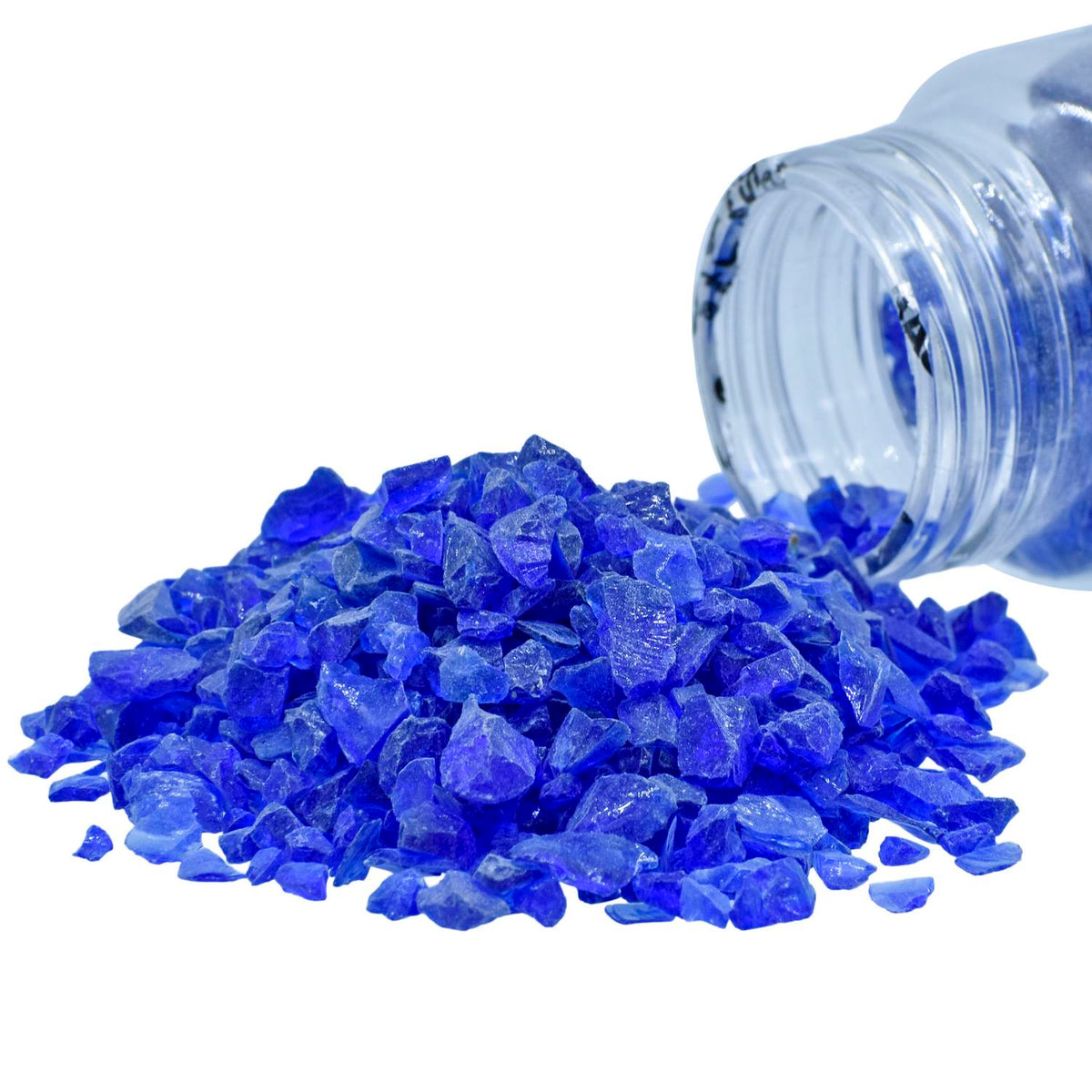 Jags Glass Chips 100Gms Cobalt Blue Jgc100