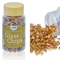 Jags Colour Coating Glass Chips 100 Gram Gold Glitter Jccg00