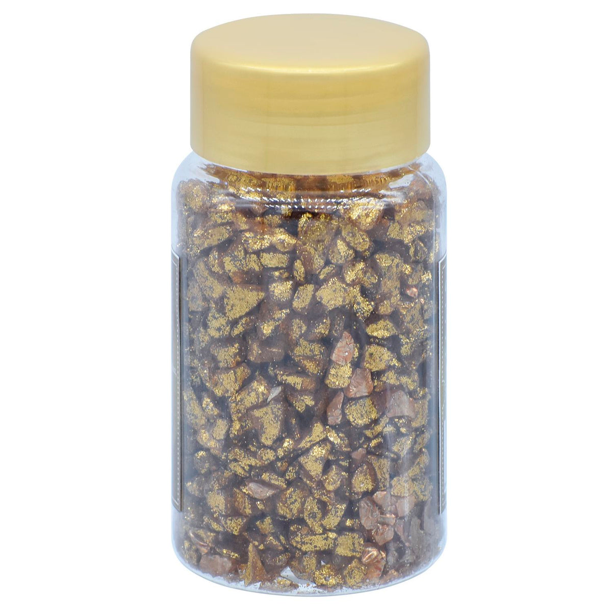 Jags Colour Coating Glass Chips 100 Gram Gold Glitter Jccg00