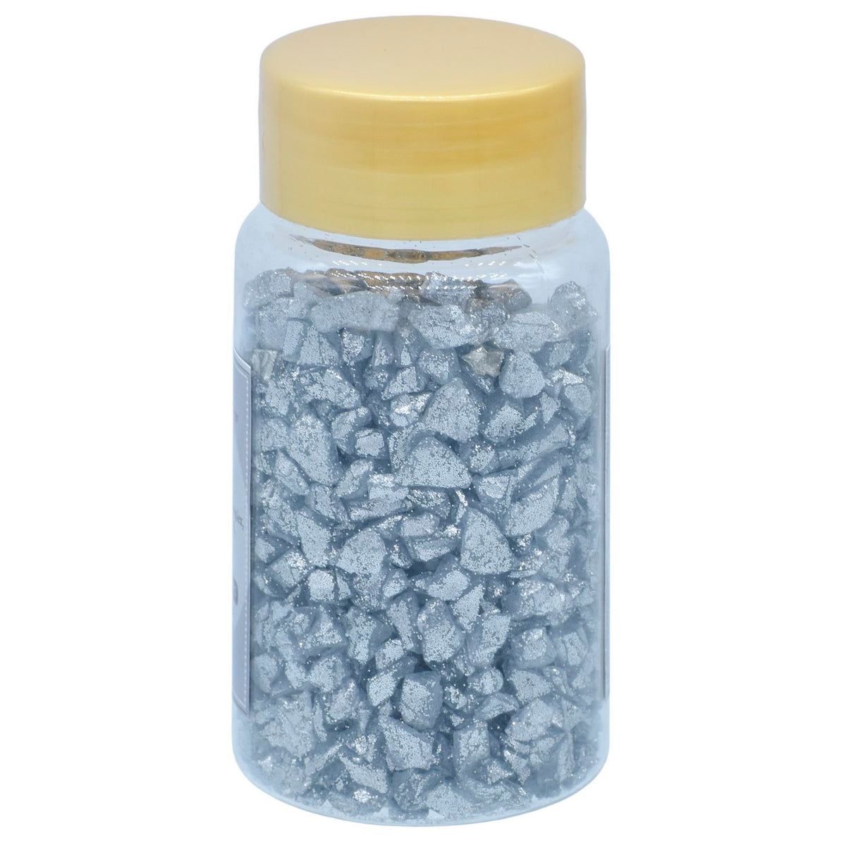Jags Colou Coating Glass Chips 100Gram Silver Glitter Jccg01