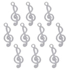 Metal Craft Fitting 10 Pics Music Symbol Mc-1034