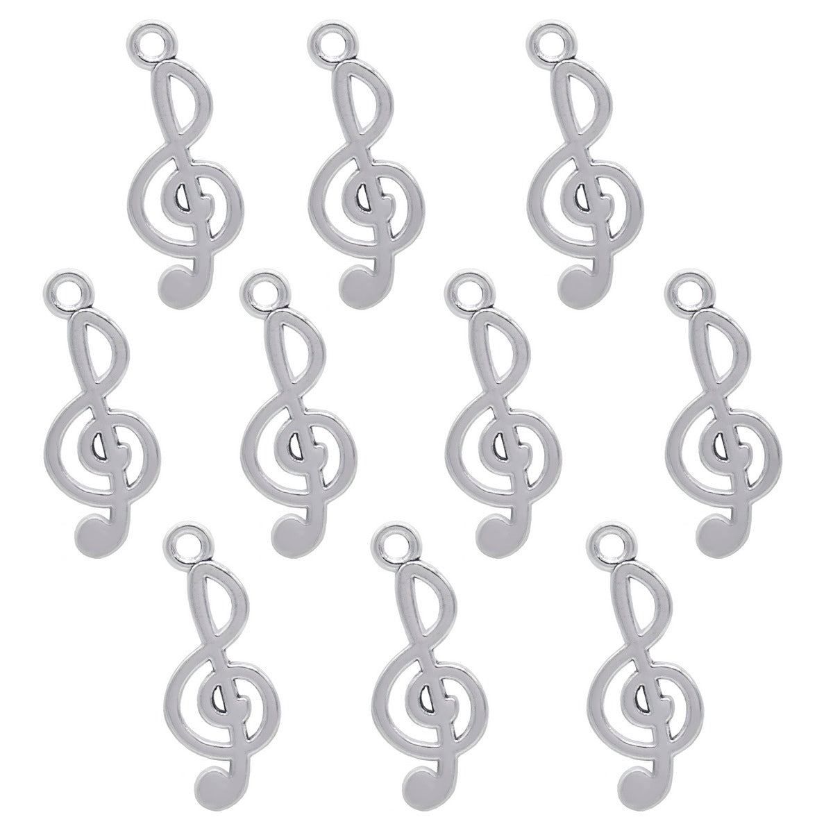 Metal Craft Fitting 10 Pics Music Symbol Mc-1034