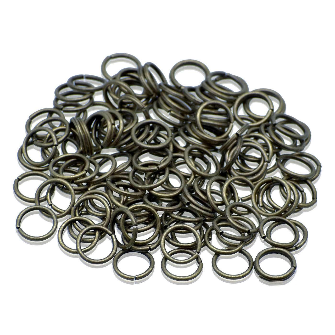 Jewellery Jump Ring Amtique 20Gm 0.9X8Mm Medium Qjrb02