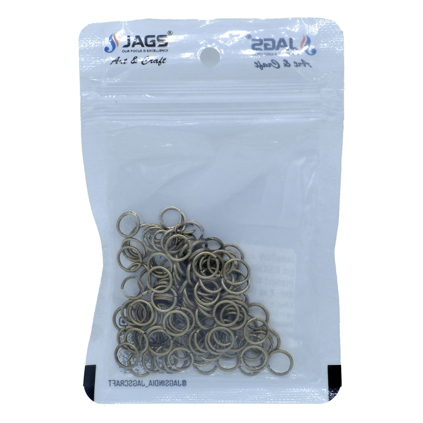 Jewellery Jump Ring Amtique 20Gm 0.9X8Mm Medium Qjrb02