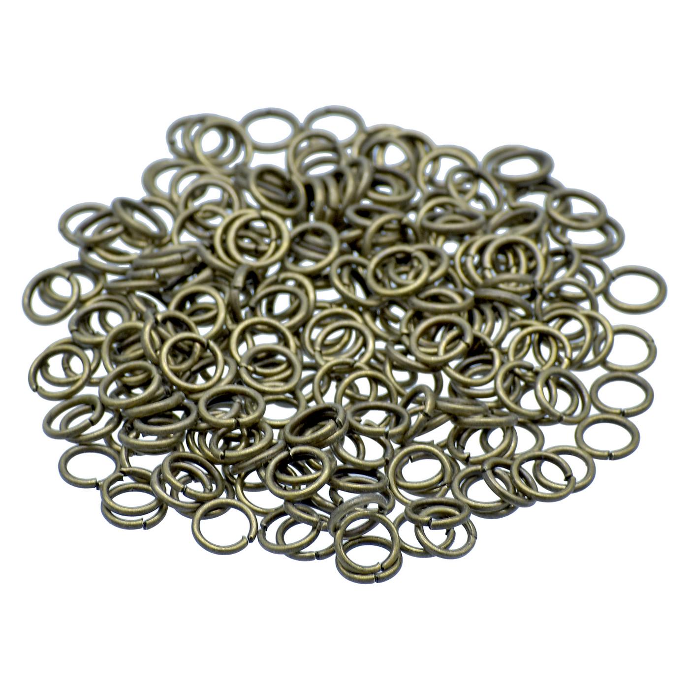 Jewellery Jump Ring Amtique 20Gm 0.9X6Mm Small Qjrb03