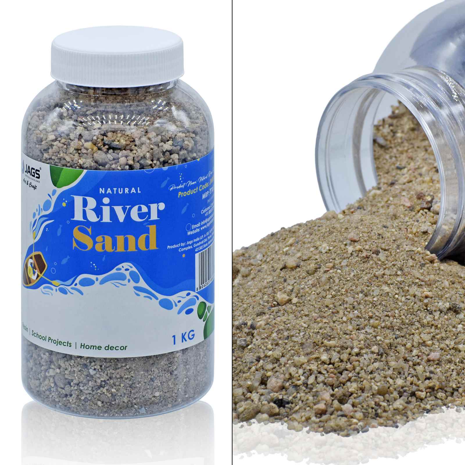 Jags Natural River Sand 1 Kgs Jnrs00