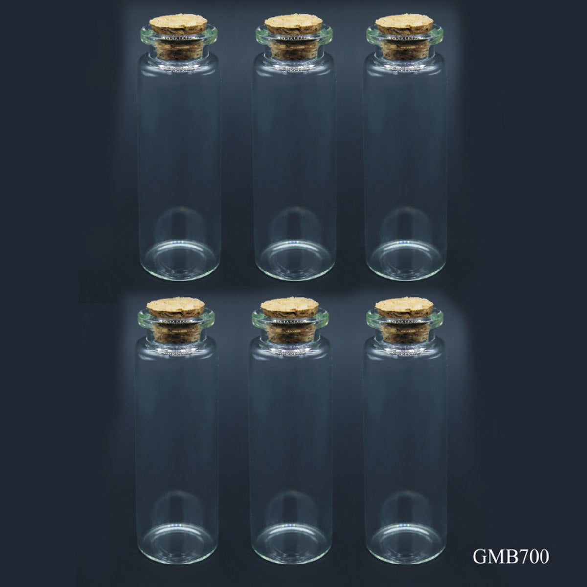 Mini Glass Bottles With Cork 6Pcs Set 22*70 70Mm Gmb700