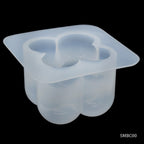 Silicone Mould Bubbel Candle 4 Hole Small Smbc00