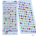 Jags Gem Stones Sticker Heart Multicolour Ksq-Ax