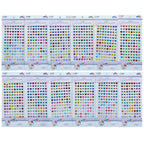 Jags Gem Stones Sticker Heart Multicolour Ksq-Ax