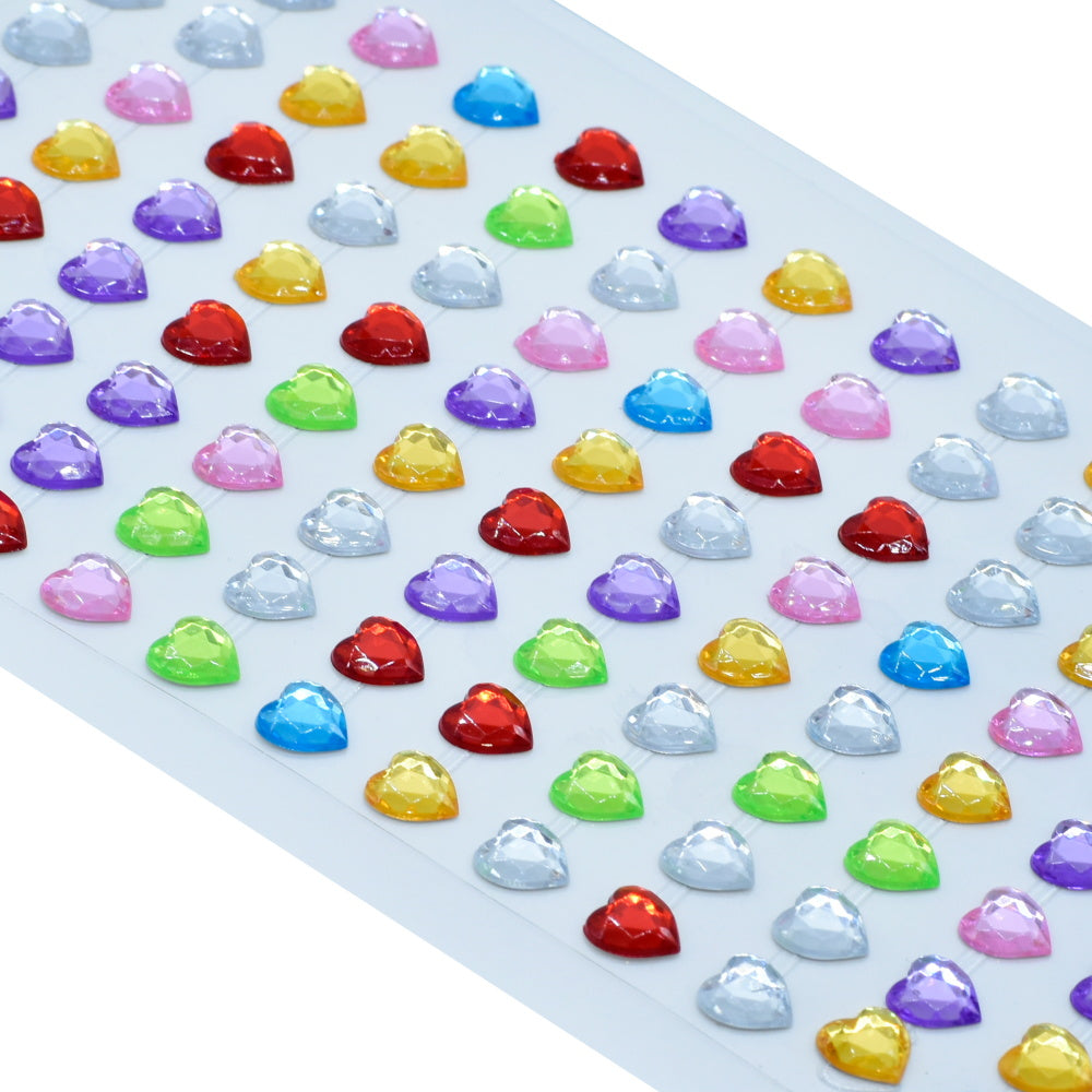 Jags Gem Stones Sticker Heart Multicolour Ksq-Ax